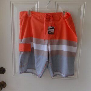 Hawks Bay men's swim/board shorts 36" waist NWT, Velcro & tie closure,